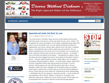 Tablet Screenshot of divorcewithoutdishonor.com